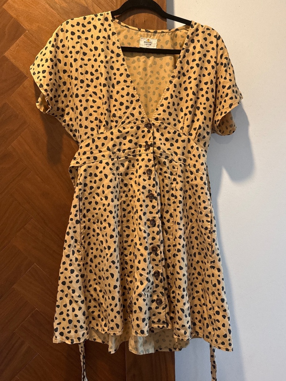 Marine Layer Camila Dress Cheetah Print